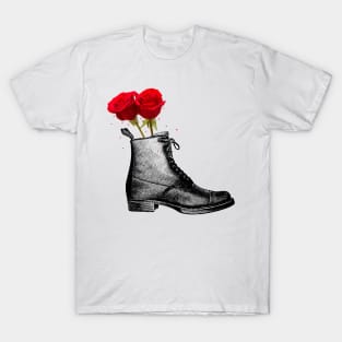 Boot and Roses T-Shirt